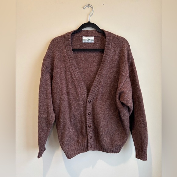 United Colors of Benetton wool & Alpca knit cardigan size large to XL NWT - Picture 1 of 8